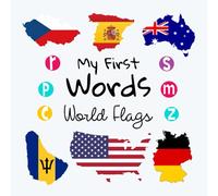 My First Words World Flags: A Fun Learning Activity Game Book For Kids 2-4 Year Old's
