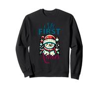 My First Xmas Noël Mignon Bonhomme de Neige Hiver Noël Sweatshirt