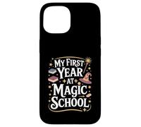 My First Year at Magic School 1st Grade Wizard Boys Girls Coque pour iPhone 15