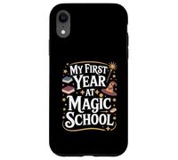 My First Year at Magic School 1st Grade Wizard Boys Girls Coque pour iPhone XR