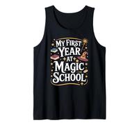 My First Year at Magic School 1st Grade Wizard Boys Girls Débardeur