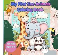 My First Zoo Animals Coloring Book