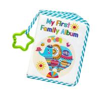 My Firsts Album Photo De Famille Pour Bébé 4 × 6 Album Bébé Albums Photos Doux Tout-petits Avec Miroir De Sécurité Nouveau-nés Livre En Tissu Doux