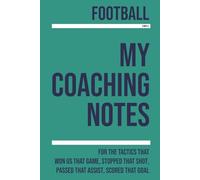 My Football Coaching: Note making, diagrams and doodles for football tactics, training drills, games and matches