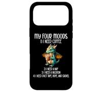 My Four Moods I Need Coffee I Need a Nap Dragon Coffee Lover Coque pour iPhone 17 Pro Max