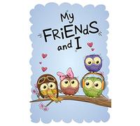 My Friends and I: An Interactive Childhood Memory Book for Kids Ages 5-12 with Prompts - Learn More About Your Friends, Family, Classmates, Teachers, ... - Remember Your Childhood and Friends Forever