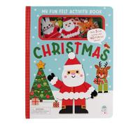My Fun Felt Activity Book Christmas: Interactive Holiday Board Book with 40 Reusable Felt Pieces, 5 Holiday Scenes, and Built In Storage for Kids