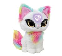 My Fuzzy Friends Magic Whisper Luna Blanc, Jouet interactif en Peluche avec Sons, répond et murmure, garçons et Filles dès 4 Ans, célèbre (MYG00202)