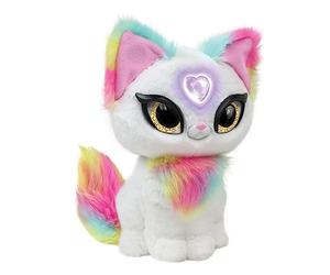 My Fuzzy Friends Magic Whisper Luna Blanc, Jouet interactif en Peluche avec Sons, répond et murmure, garçons et Filles dès 4 Ans, célèbre (MYG00202)