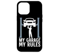 My Garage My Rules Car Technician Car Repair Car Lover Coque pour iPhone 12 Pro Max