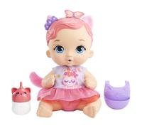 My Garden Baby Feed & Change Baby Kitten Doll (12-in) & Accessories, with Reusab
