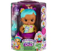 My Garden Baby Kitten poupée + accessoires, bleu Mattel