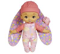 My Garden Baby poupée mon premier bébé Lapin, rose, 23 cm, poupon au corps souple et oreilles en tissu doux, jouet pour enfant dès 18 mois, HGC10