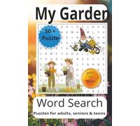 My Garden Word Search Puzzle Book: Word Searches with Easy to Read Print about My Garden, Gardening, Gardens & Plants and more 6x9 inches, 110 pages, ... for vacations, Holidays and Free Times