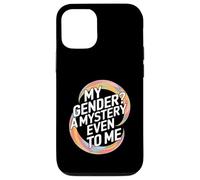 My Gender A Mystery Even to Me Expression d'identité Coque pour iPhone 12/12 Pro