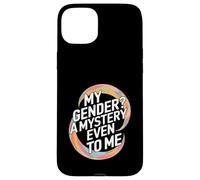 My Gender A Mystery Even to Me Expression d'identité Coque pour iPhone 15 Plus