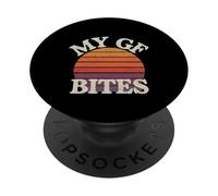 My GF Bites Relation de petit ami collante |--- PopSockets PopGrip Adhésif