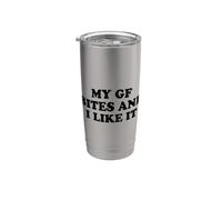 My Girlfriend Bites And I Like It Gobelet isotherme en acier inoxydable double paroi