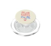 My Give A Damn is Broken Too Old to Care Club Retro Beach PopSockets PopGrip pour MagSafe