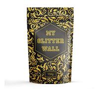 My Glitter Wall - Additif paillettes dorées pour peinture-émulsion; décorations murales intérieures et extérieures, 150 g