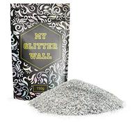 « My Glitter Wall » - Additif paillettes pour peinture-émulsion couleur argent AB, pour décorations murales en intérieur et en extérieur (150 g)