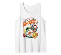 My Goal for 2026 Réveil Amusant Morni Stop Hitting Snooze Débardeur