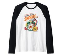 My Goal for 2026 Réveil Amusant Morni Stop Hitting Snooze Manche Raglan