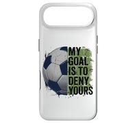 My Goal is to Deny Yours Gardien de But de Football pour Enfants garçons Coque pour iPhone Air