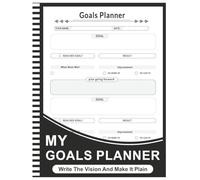 My Goals Planner: An Undated Christian Goal Setting Notebook, Designed To Help You for Create Your Action Steps To Reaching Them - 8.5" x 11" 100+ Pages