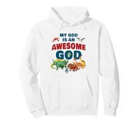 My God is an Awesome God - Christian Faith Kids Dinosaur Sweat à Capuche