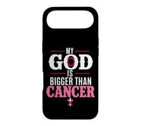 My God is Bigger Than Cancer Breast Cancer Awareness Coque pour iPhone Air
