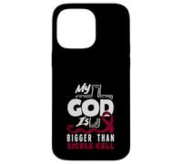 My God is Bigger Than Faucille Cell Coque pour iPhone 14 Pro Max