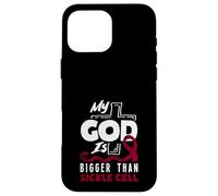 My God is Bigger Than Faucille Cell Coque pour iPhone 16 Pro Max