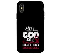 My God is Bigger Than Faucille Cell Coque pour iPhone X/XS