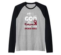 My God is Bigger Than Faucille Cell Manche Raglan