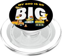 My God is So Big - Construction Kids Christian Faith Animals PopSockets PopGrip pour MagSafe