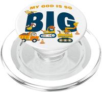 My God is So Big - Construction Kids Christian Faith Animals PopSockets PopGrip pour MagSafe
