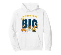 My God is So Big - Construction Kids Christian Faith Animals Sweat à Capuche
