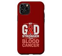 My God is Stronger Than Blood Cancer Religiious Coque pour iPhone 11 Pro