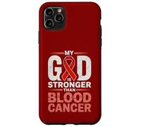 My God is Stronger Than Blood Cancer Religiious Coque pour iPhone 11 Pro Max