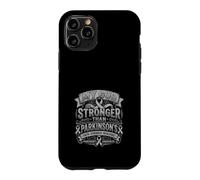 My God is Stronger Than Parkinson 's Awareness Christian Coque pour iPhone 11 Pro