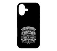 My God is Stronger Than Parkinson 's Awareness Christian Coque pour iPhone 17