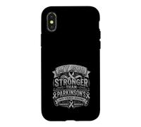 My God is Stronger Than Parkinson 's Awareness Christian Coque pour iPhone X/XS