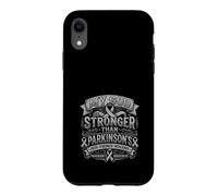 My God is Stronger Than Parkinson 's Awareness Christian Coque pour iPhone XR