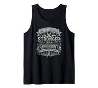 My God is Stronger Than Parkinson 's Awareness Christian Débardeur