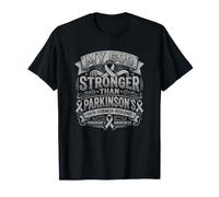 My God is Stronger Than Parkinson 's Awareness Christian T-Shirt