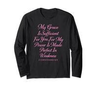 My Grace is Sufficient for You Made Perfect 2 Corinthiens 12 Manche Longue
