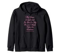 My Grace is Sufficient for You Made Perfect 2 Corinthiens 12 Sweat à Capuche