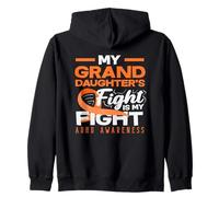 My Granddaughters Fight is My Fight is My Fight ADHD Sensibilisation Orange Sweat à Capuche