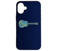 My Grass is Blue Acoustic Guitar Bluegrass Music Coque pour iPhone 16 Plus